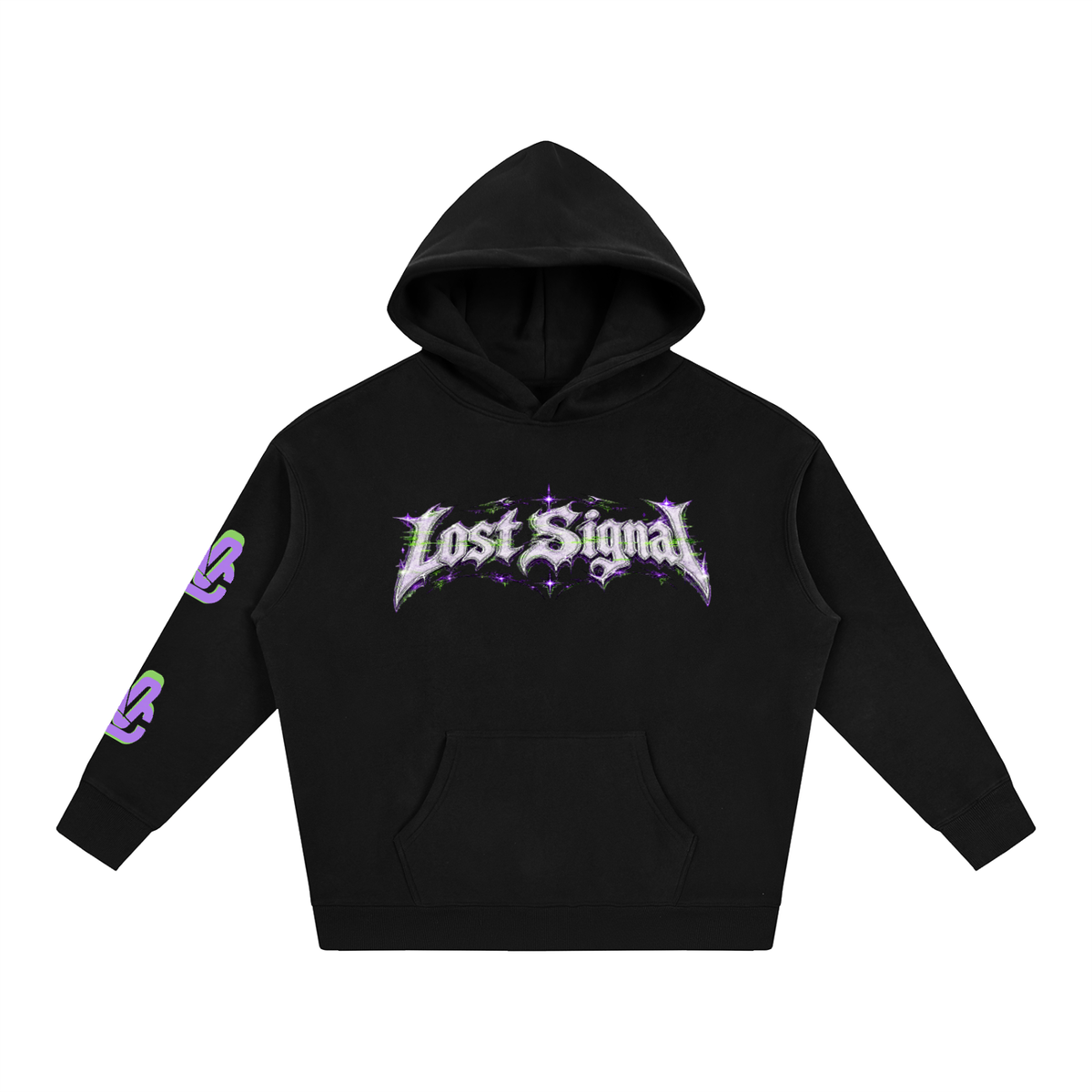 LOST SIGNAL  DISTRESSED HOODIE